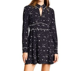 FINAL SALE- PARKER
Kaylin Heart-print Mini Dress In Love Lane